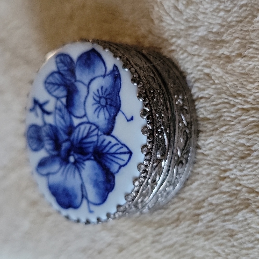 Antique pill box